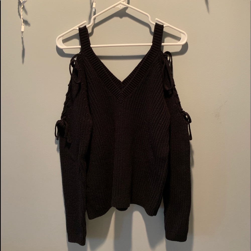 LA Hearts Black Knit Sweater